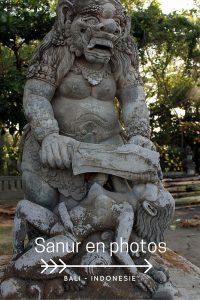 Mon séjour en photo à Sanur petite ville de Bali.