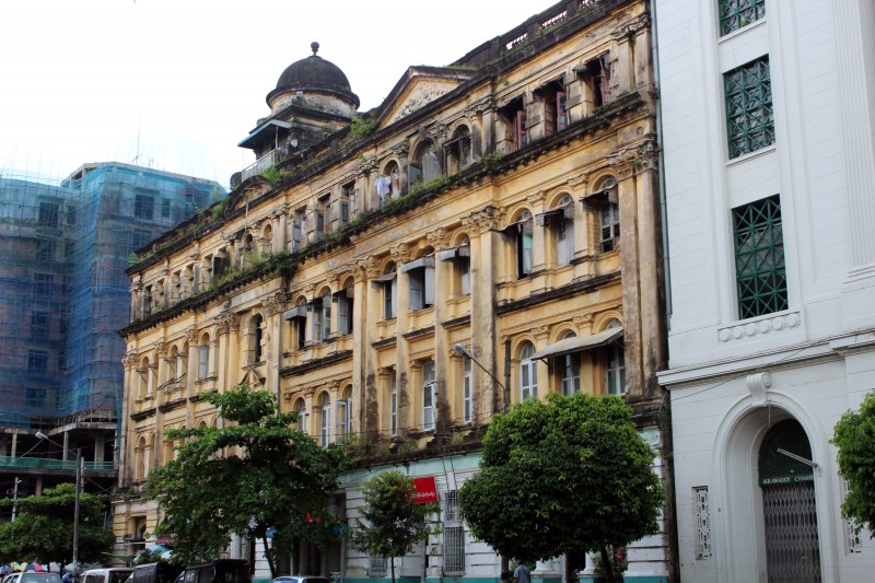 Architecture ville Yangon