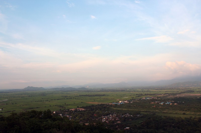 Vue sur environs de Mandalay