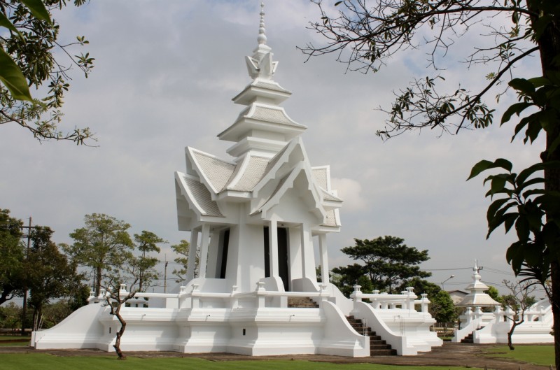 Temple blanc Thailande