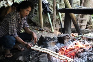 Pain grillé trekking en Thailande