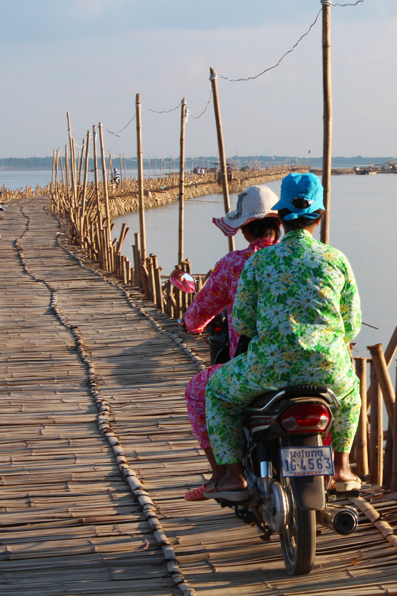 Kompong Cham pont bambou