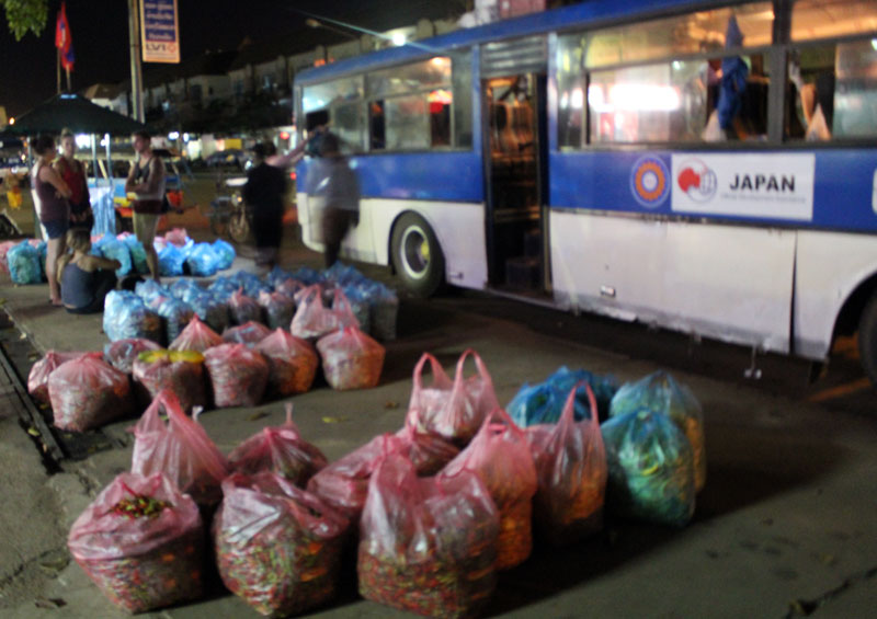 Bus de nuit nourriture