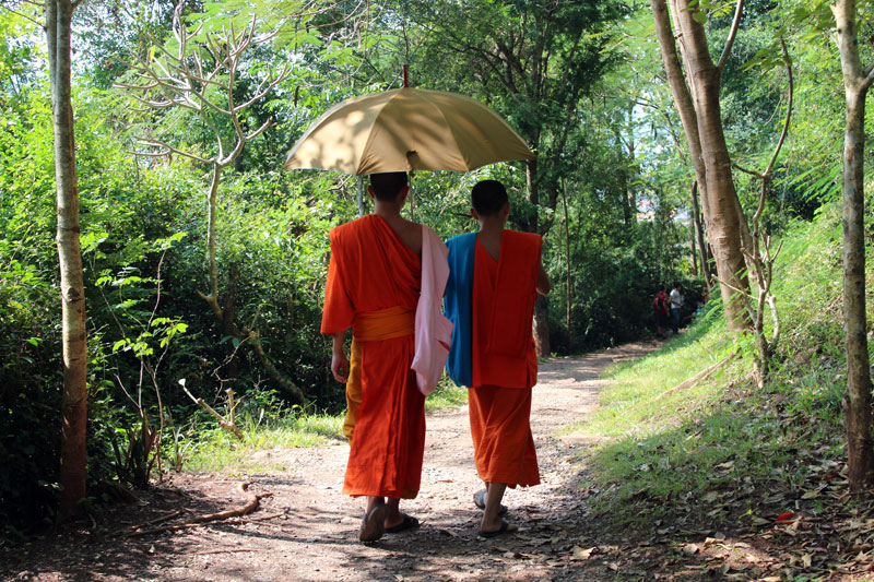 Moines à Luang Prabang