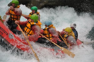 Rafting sur le fleuve Rangiata