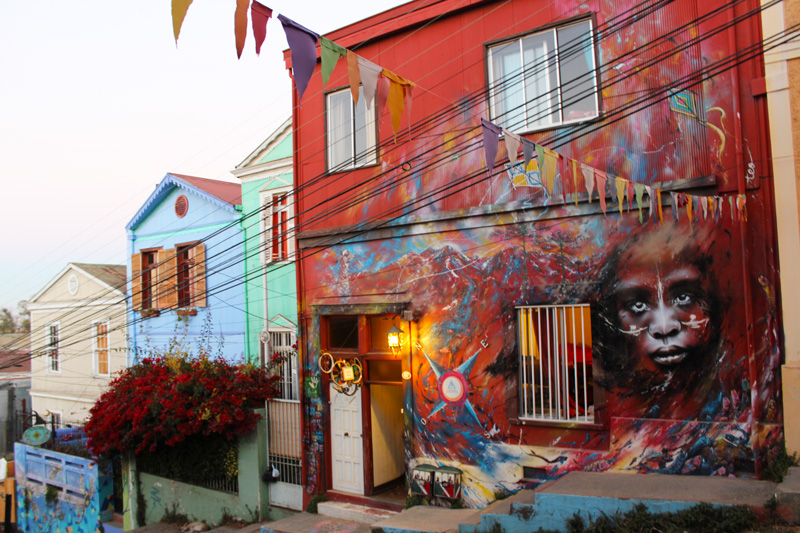 art urbain à Valparaiso