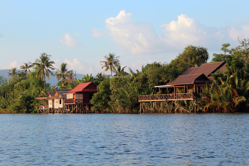 Croisière sur le fleuve à Kampot