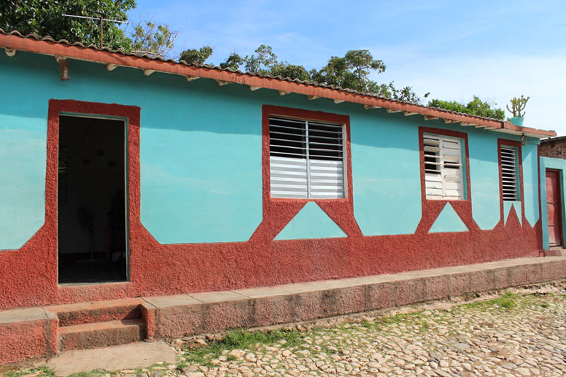 Maison colorée de Trinadad