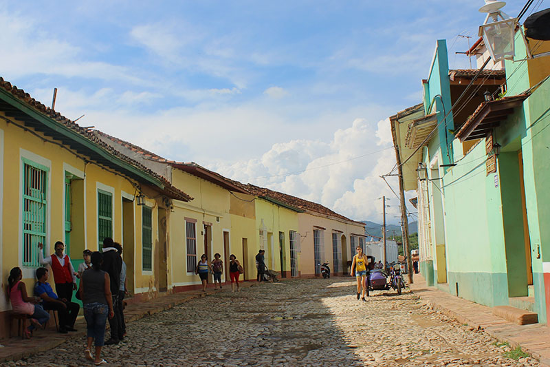 Maisons colorées du centre historique à Trinidad