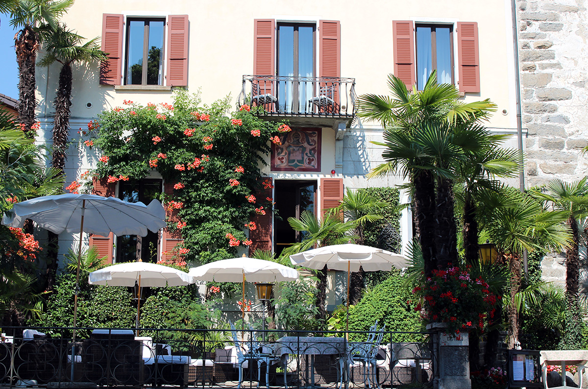 Terrasse hotel Castello Ascona