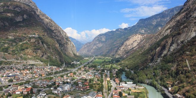 Vue vallée Aoste