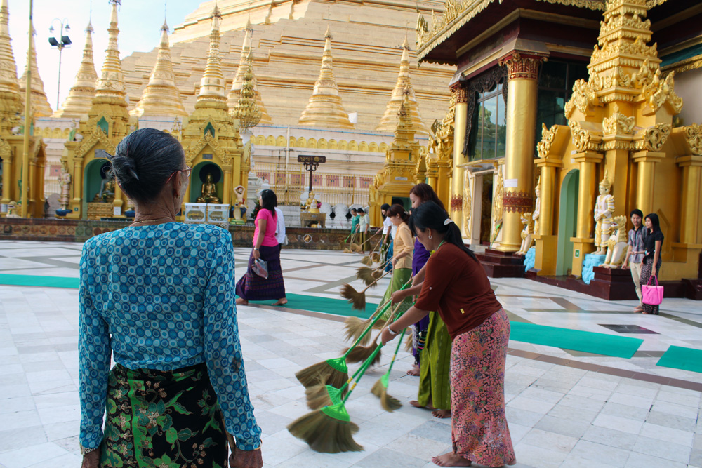 Birmanie pagode Shwedagon