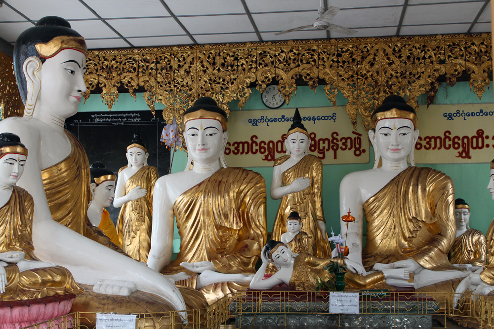 Birmanie Yangon Bouddha