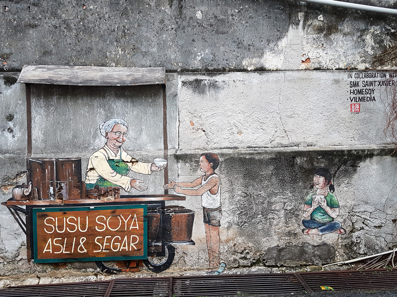 Street art à Penang