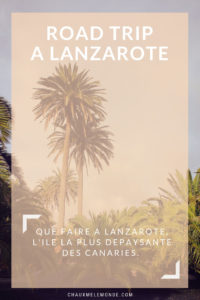 Voyage à Lanzarote