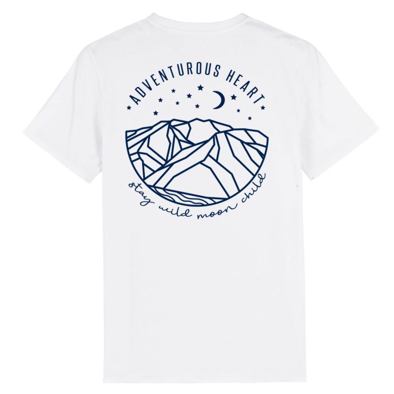 T-shirt bio Moon child | Impression dos