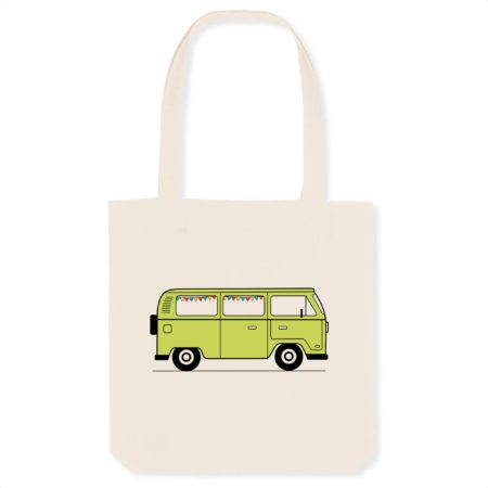 Tote bag en matières recyclées Bali green
