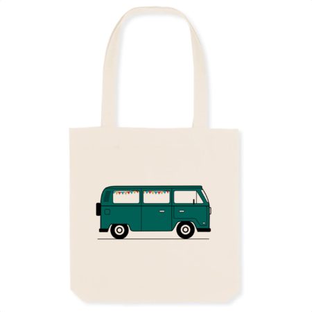 Tote bag en matières recyclées Sumatra green