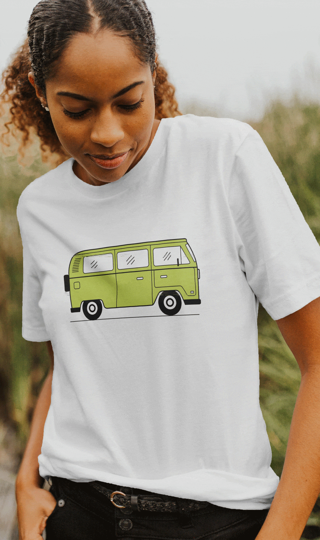 t-shirt-unisexe-coton-bio-blanc-van-collection