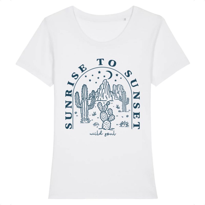 T-shirt femme en coton bio