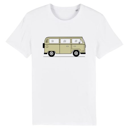 T-shirt unisexe en coton bio Van Mexico Beige