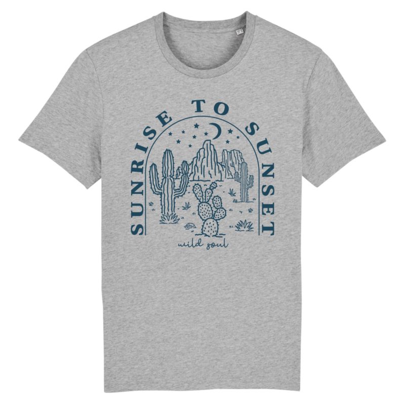 T-shirt unisexe desert vibes | Impression face