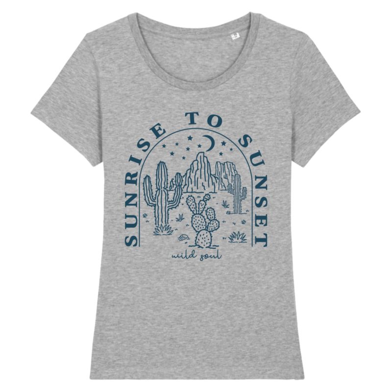 T-shirt femme en coton bio