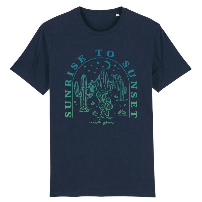 T-shirt unisexe desert vibes | Impression face