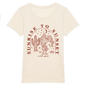 T-shirt femme en coton bio