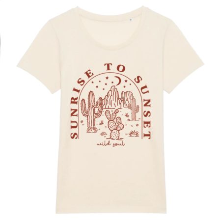 T-shirt femme en coton bio