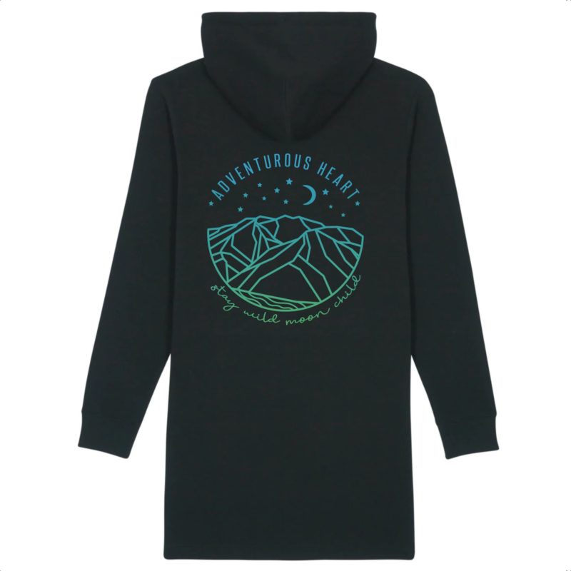 Moon Child Robe capuche | Impression dos