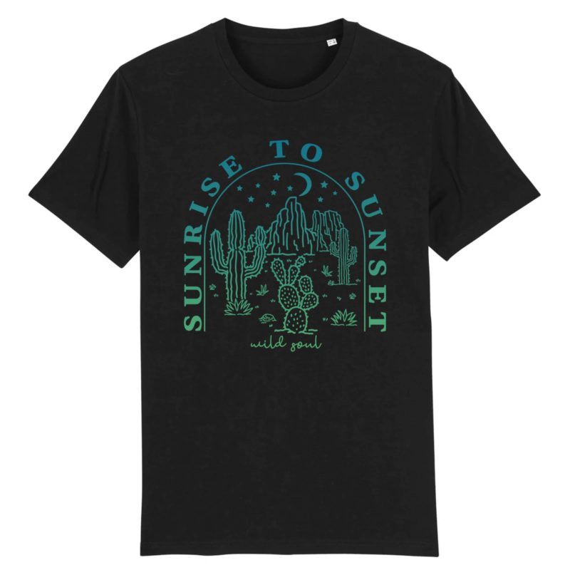 T-shirt unisexe desert vibes | Impression face