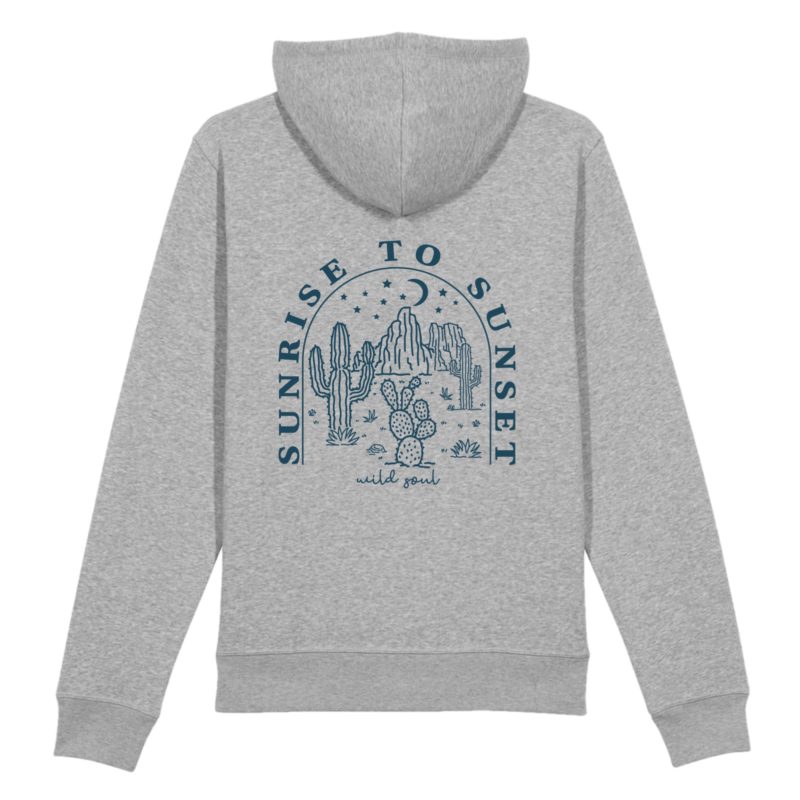 Sweat à capuche Desert vibes | Impression dos