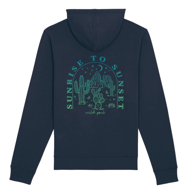 Sweat à capuche Desert vibes | Impression dos