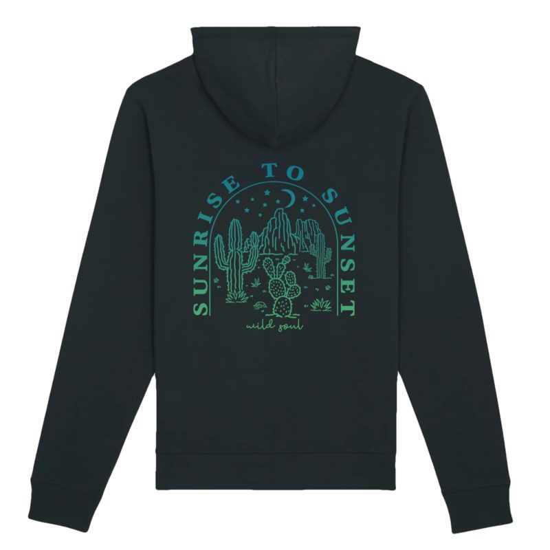 Sweat à capuche Desert vibes | Impression dos